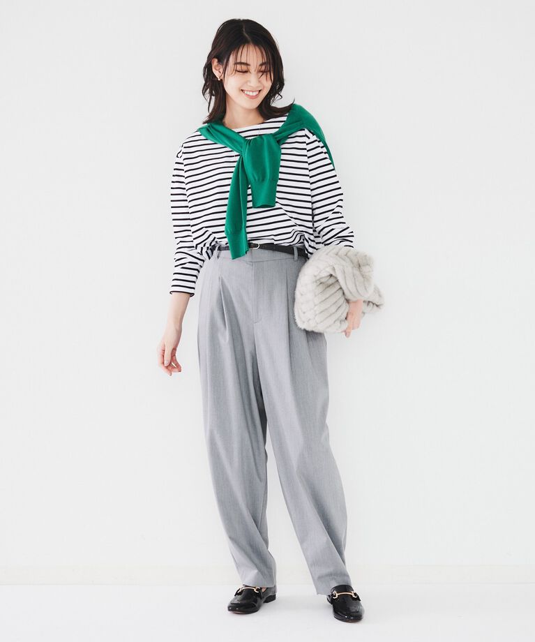 UNTITLED「【重ね着インナーにおすすめ】コットンインナーカットソー」|Tシャツ・カットソー|