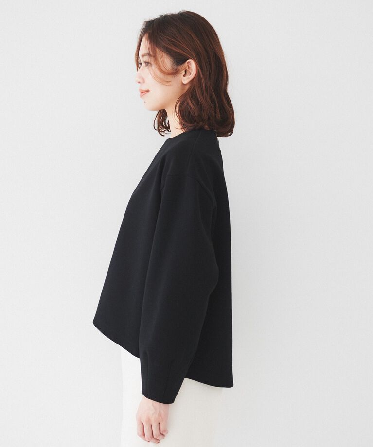UNTITLED「【洗える/後ろファスナー】ダンボールプルオーバー」|Tシャツ・カットソー|