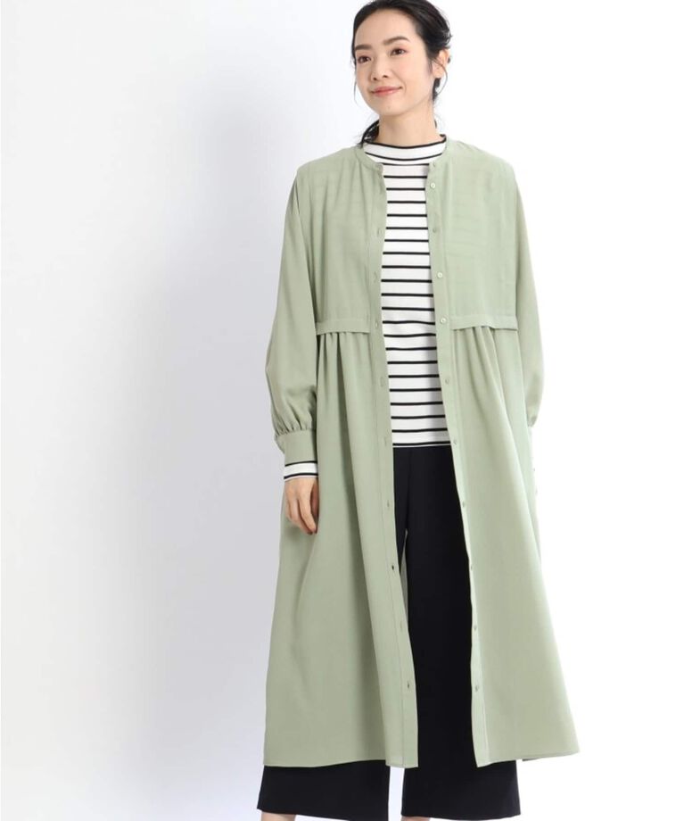 Reflect「【SALE／E‐QUALITY/SALE/2Way／洗える】レイヤード風ワンピース」|ワンピース|ミントグリーン(02