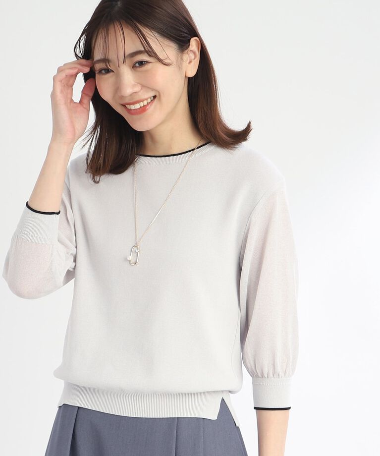 Reflect「【SALE／人気ニット！WEB限定カラーあり／洗える】バックボタンディティールニット」|ニット・セーター|