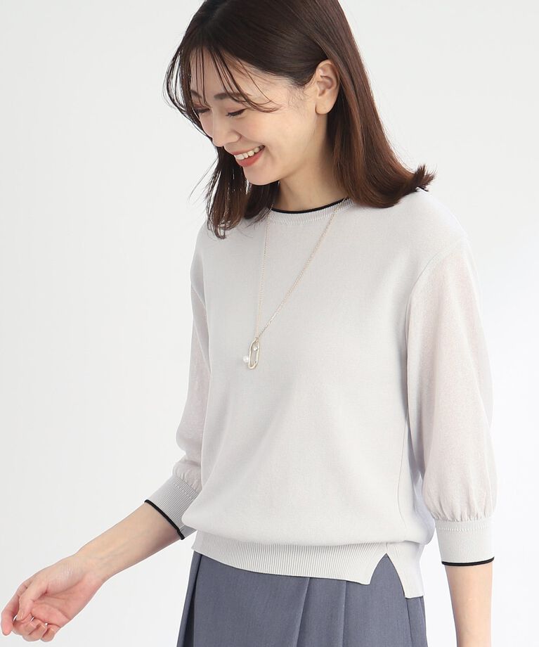 Reflect「【SALE／人気ニット！WEB限定カラーあり／洗える】バックボタンディティールニット」|ニット・セーター|