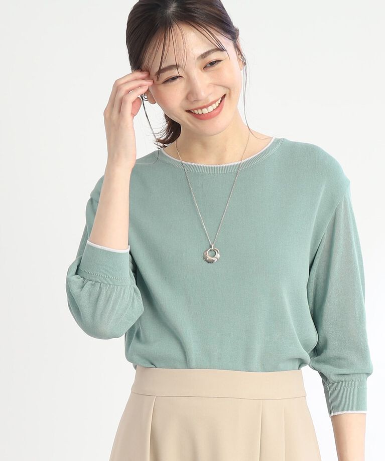 Reflect「【SALE／人気ニット！WEB限定カラーあり／洗える】バックボタンディティールニット」|ニット・セーター|