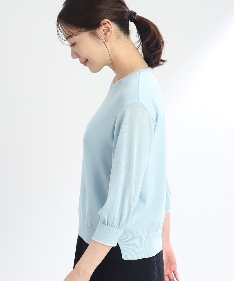 Reflect「【SALE／人気ニット！WEB限定カラーあり／洗える】バックボタンディティールニット」|ニット・セーター|