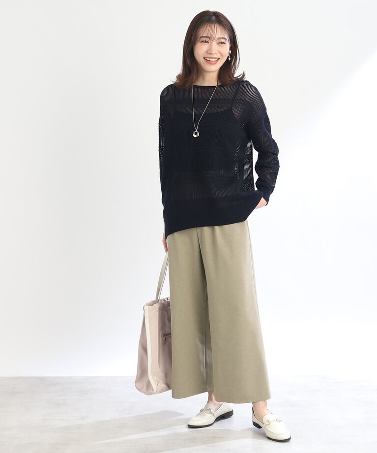 Reflect「【SALE／カラー追加！／マシンウォッシュ可能／UVカット／接触冷感】リラクシーワイドパンツ」|その他|