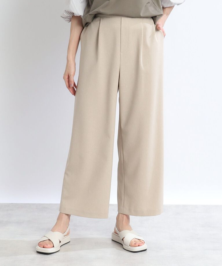 Reflect「【SALE／カラー追加！／マシンウォッシュ可能／UVカット／接触冷感】リラクシーワイドパンツ」|その他|ﾍﾞｰｼﾞｭ(652)