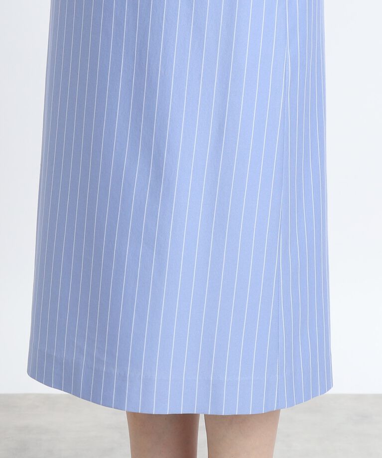 Reflect「【SALE／手洗い可／セットアップ可能】ストライプ柄ナロータイトスカート」|スカート|