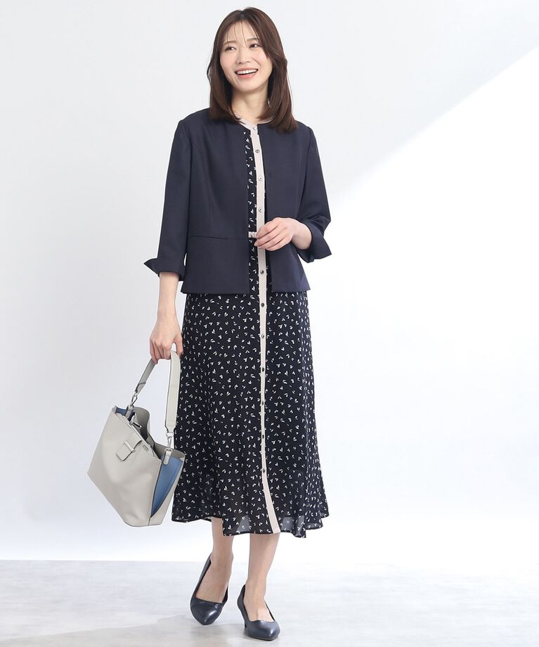 Reflect「【SALE／UVカット／接触冷感／洗える／セットアップ可能】ドライタッチジャケット」|ノーカラージャケット|