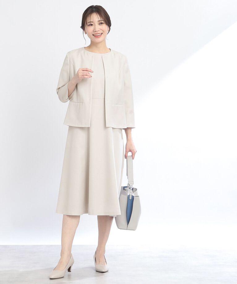 Reflect「【SALE／UVカット／接触冷感／洗える／セットアップ可能】ドライタッチジャケット」|ノーカラージャケット|