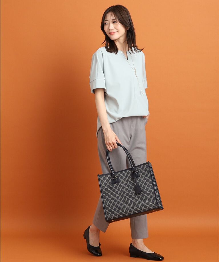 Reflect「【SALE／UVカット／接触冷感／マシンウォッシュ可】スキッパーネックブラウス」|Tシャツ・カットソー|