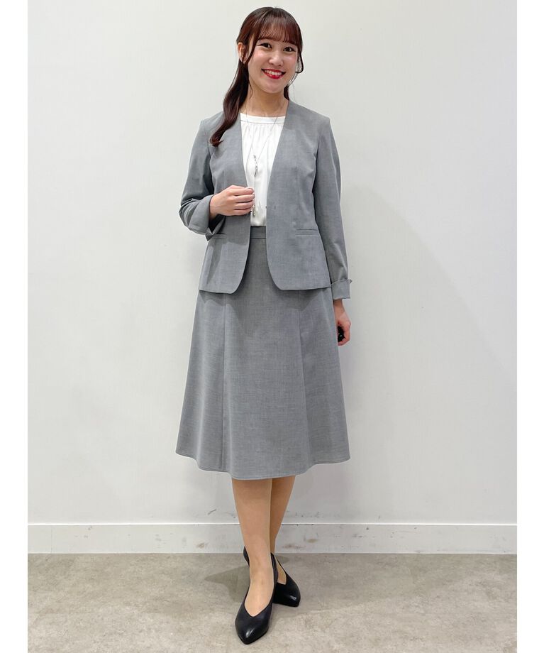 Reflect「【SALE／夏に快適！／接触冷感／洗える／セットアップ可能】ノーカラージャケット」|ノーカラージャケット|