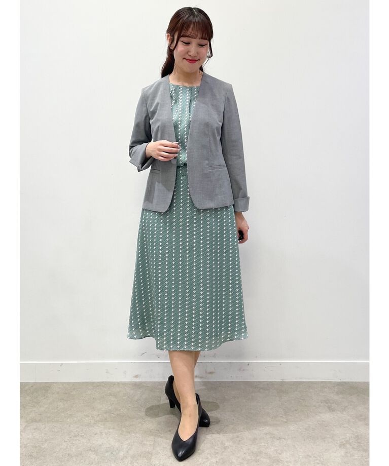 Reflect「【SALE／夏に快適！／接触冷感／洗える／セットアップ可能】ノーカラージャケット」|ノーカラージャケット|
