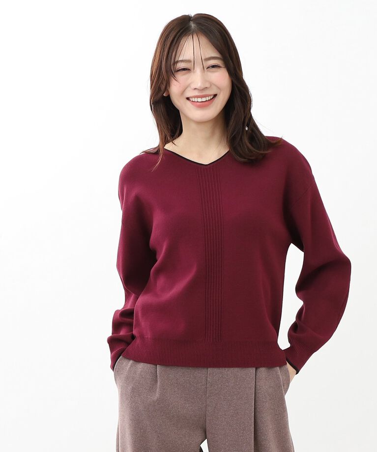 Reflect「【WEB限定カラーあり／手洗い可／セットアップ可】ゆるめフォルムニット」|ニット・セーター|