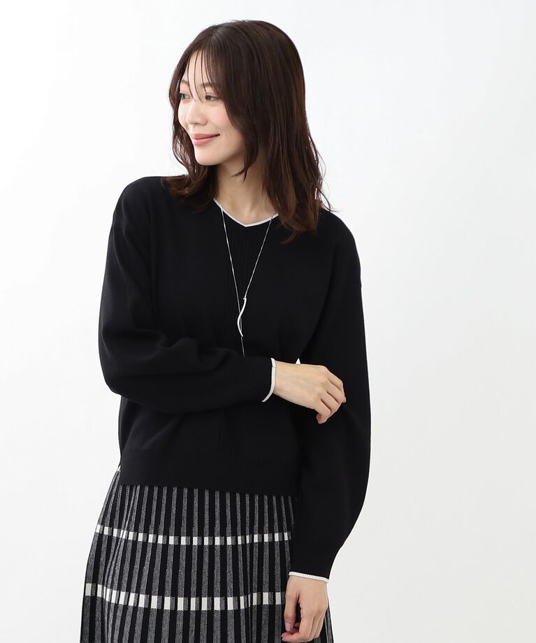 Reflect「【WEB限定カラーあり／手洗い可／セットアップ可】ゆるめフォルムニット」|ニット・セーター|