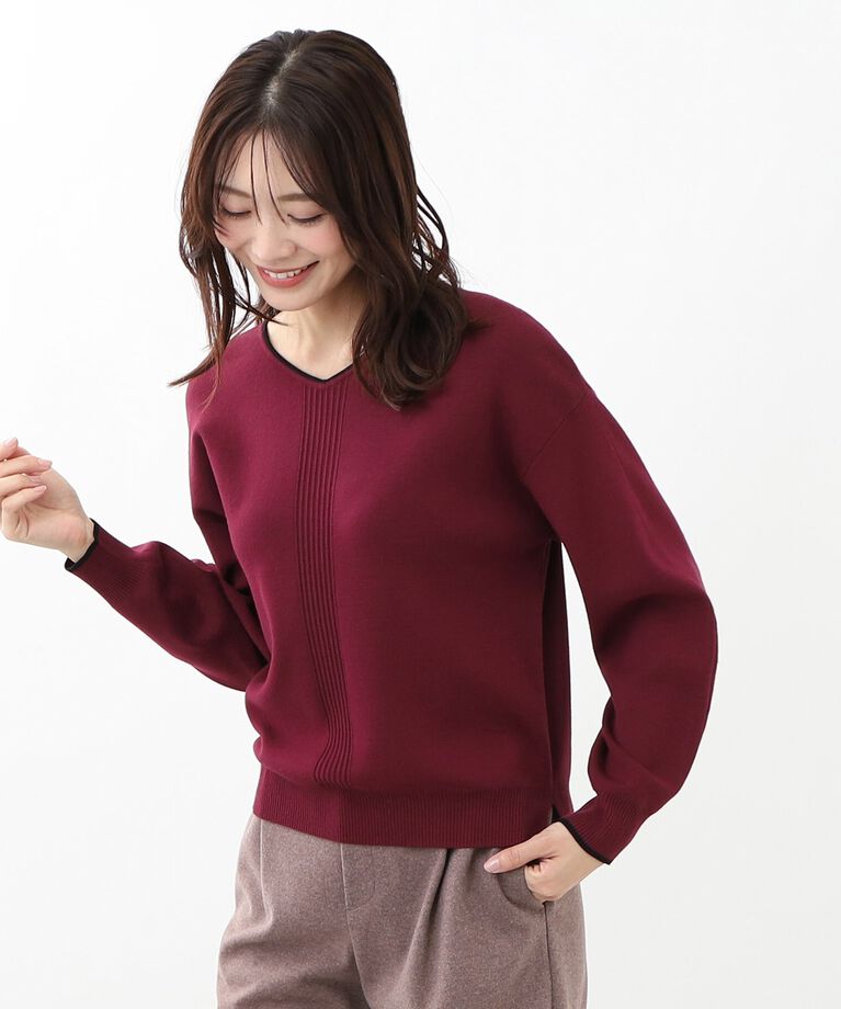 Reflect「【WEB限定カラーあり／手洗い可／セットアップ可】ゆるめフォルムニット」|ニット・セーター|ﾎﾞﾙﾄﾞｰ(564)