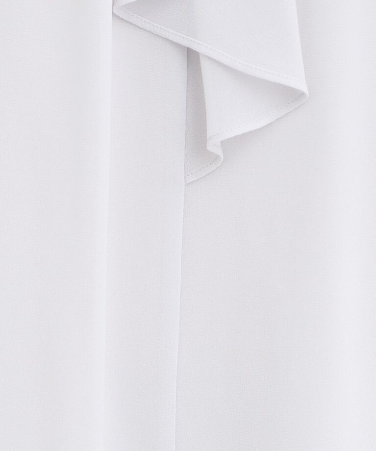 Reflect「【春SALE／フォーマル/マシンウォッシュ可】フロントラッフルディティールブラウス」|シャツ・ブラウス|