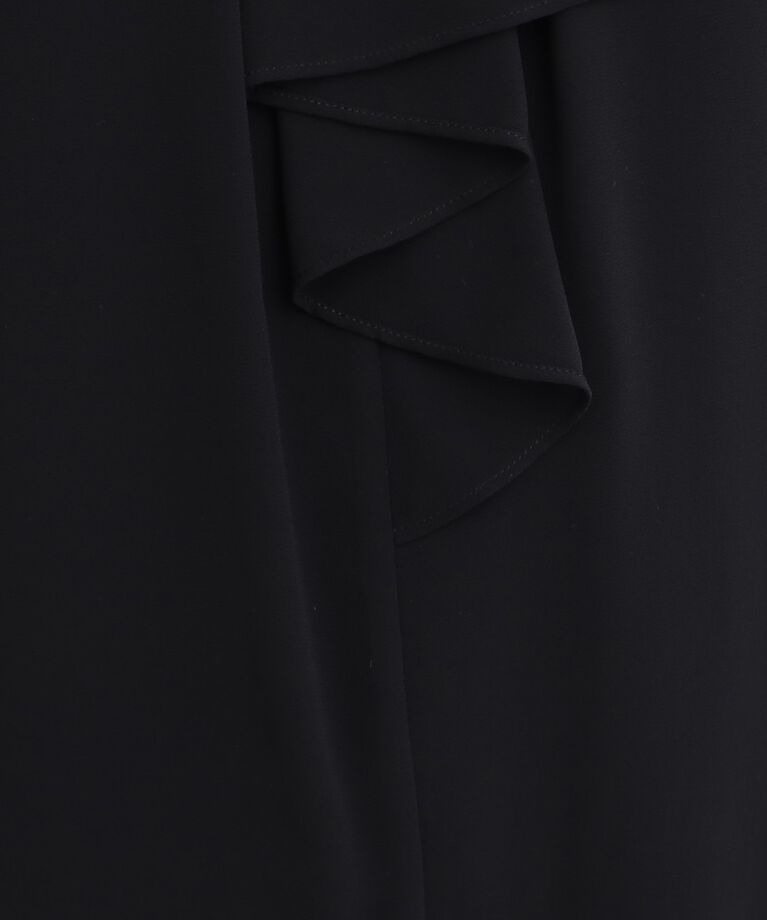 Reflect「【春SALE／フォーマル/マシンウォッシュ可】フロントラッフルディティールブラウス」|シャツ・ブラウス|