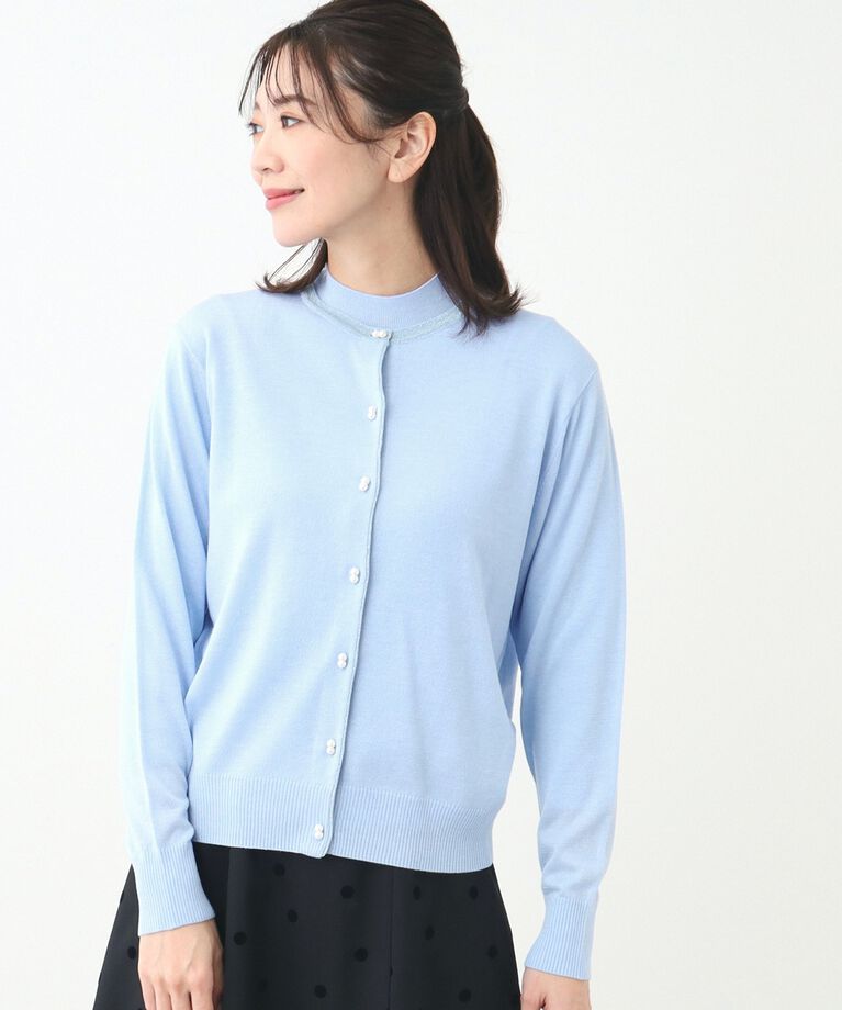Reflect「【春SALE／手洗い可】カーディガン＋ニットツインセット」|その他|サックスブルー(09