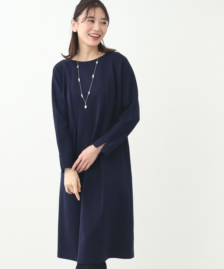 Reflect「【春SALE】ドルマンスリーブストレートシルエットワンピース」|ワンピース|