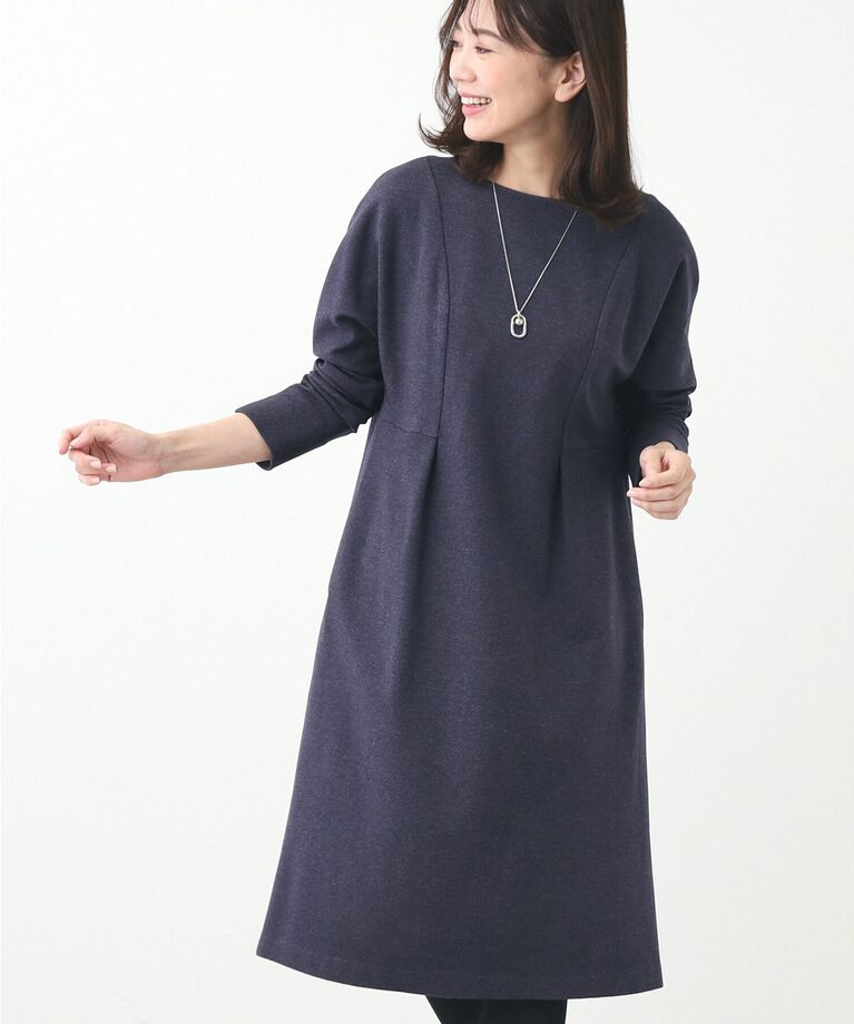 Reflect「【春SALE】ドルマンスリーブストレートシルエットワンピース」|ワンピース|