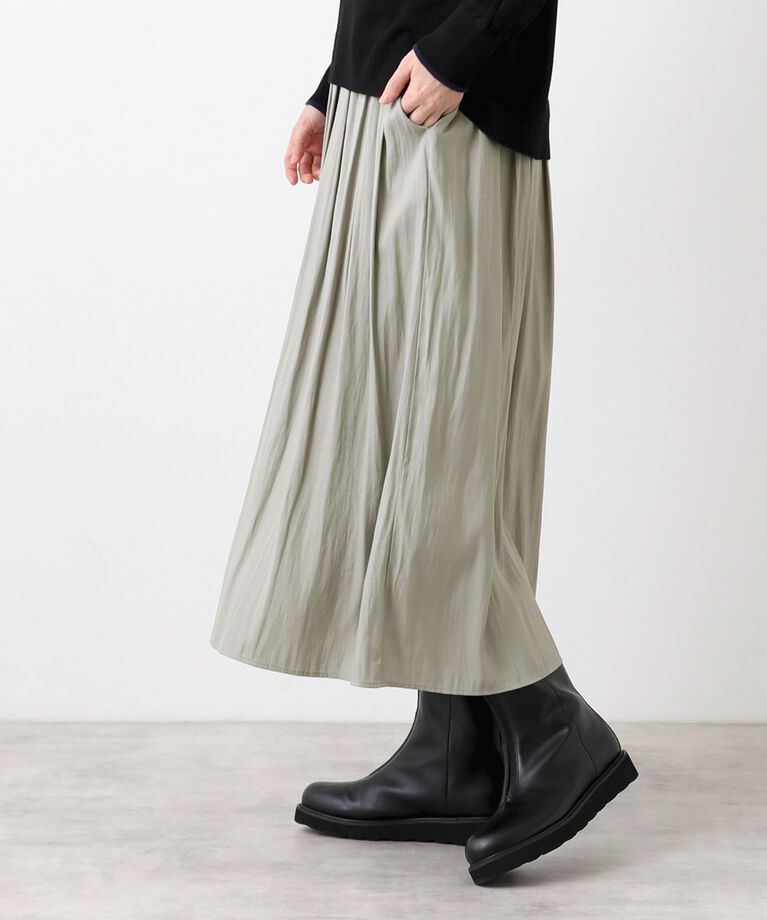Reflect「【E‐QUALITY／手洗い可／ウエスト総ゴム】シャンブレースカーチョパンツ」|その他|