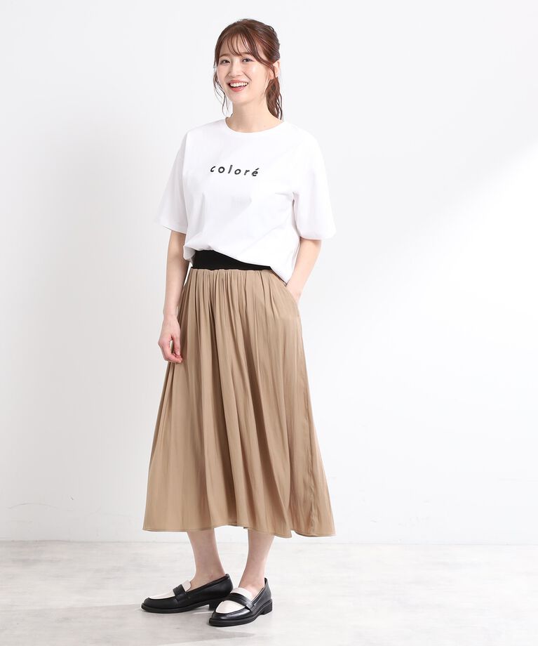 Reflect「【E‐QUALITY／手洗い可／ウエスト総ゴム】シャンブレースカーチョパンツ」|その他|