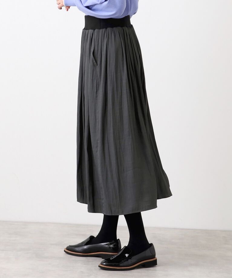 Reflect「【E‐QUALITY／手洗い可／ウエスト総ゴム】シャンブレースカーチョパンツ」|その他|