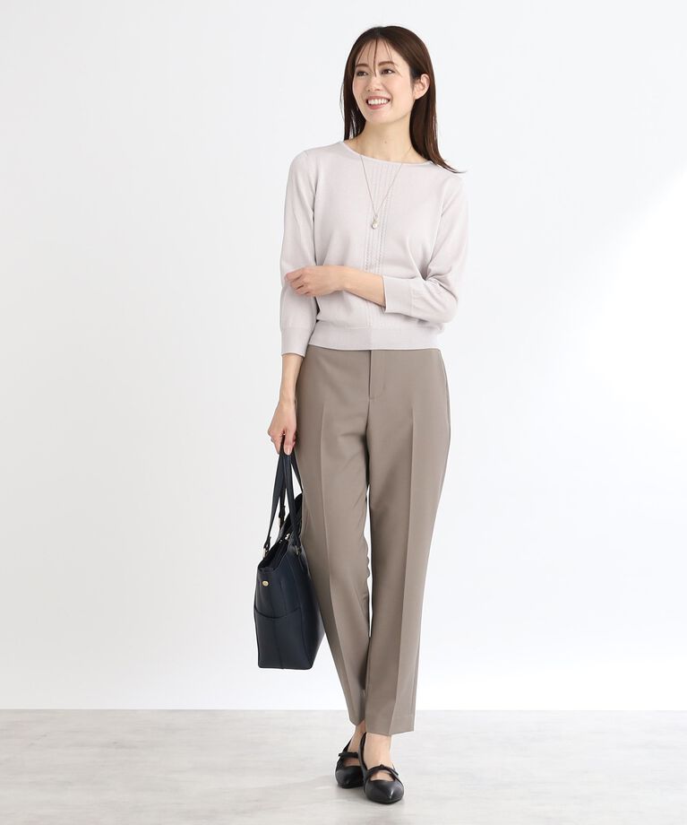 Reflect「【WEB限定カラーあり／私のパンツ／手洗い可】ストレッチテーパードパンツ」|その他|