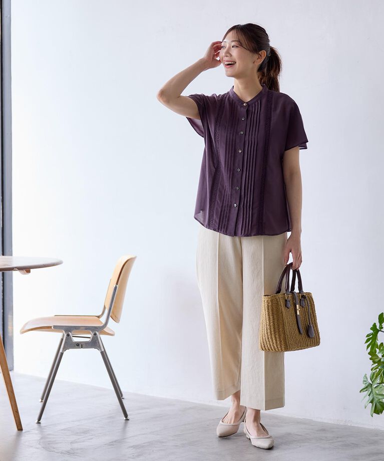 Reflect「【UVカット／マシンウォッシュ可／セットアップ可／夏の通勤におすすめ】ドライタッチストレートパンツ」|その他|