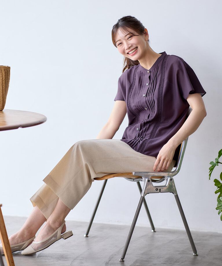 Reflect「【UVカット／マシンウォッシュ可／セットアップ可／夏の通勤におすすめ】ドライタッチストレートパンツ」|その他|
