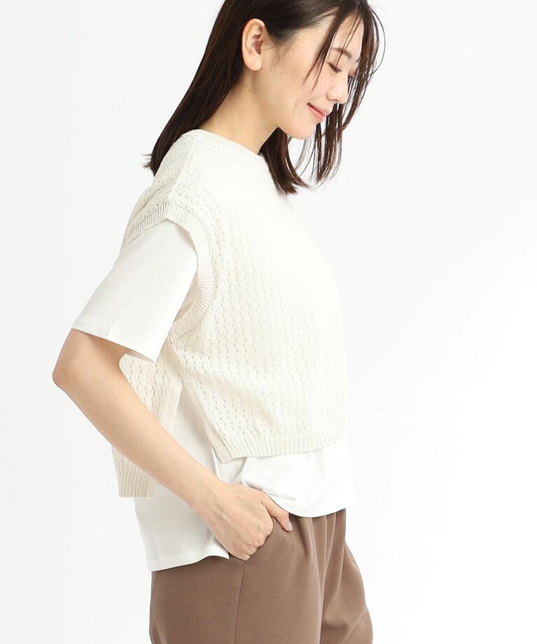 Reflect「【UVカット／接触冷感／マシンウォッシュ可能】ベーシックジャージTシャツ」|Tシャツ・カットソー|
