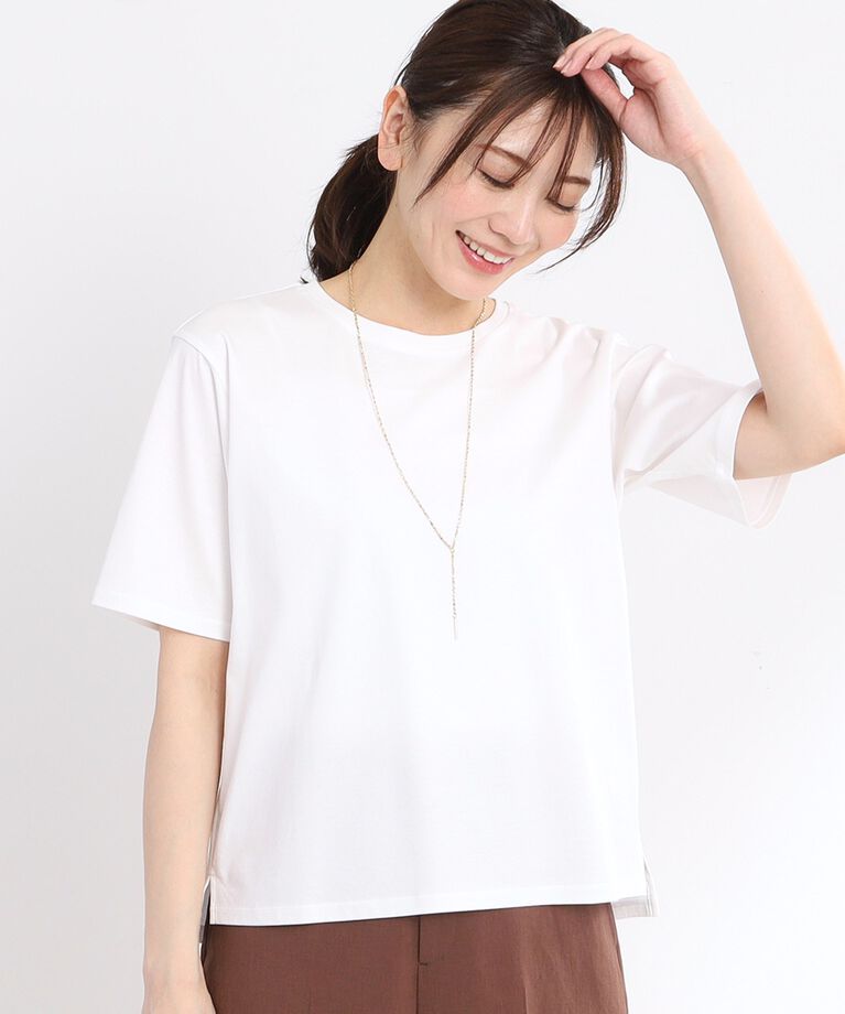 Reflect「【UVカット／接触冷感／マシンウォッシュ可能】ベーシックジャージTシャツ」|Tシャツ・カットソー|