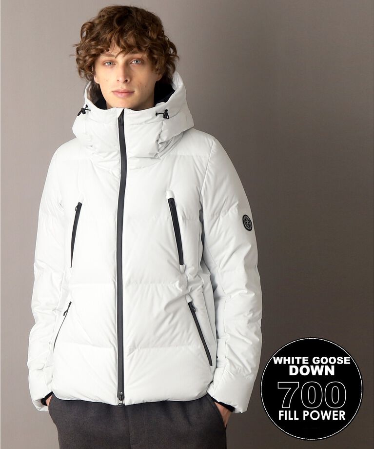 DRESSTERIOR「【700フィルパワー/高品質ダウン/Safari12月号｜Begin12月号掲載】ホワイトグース ホ」|ダウン|ホワイト(001)