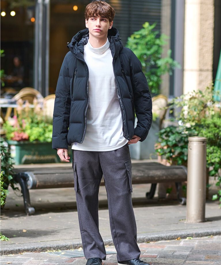DRESSTERIOR「【700フィルパワー/高品質ダウン/Safari12月号｜Begin12月号掲載】ホワイトグース ホ」|ダウン|