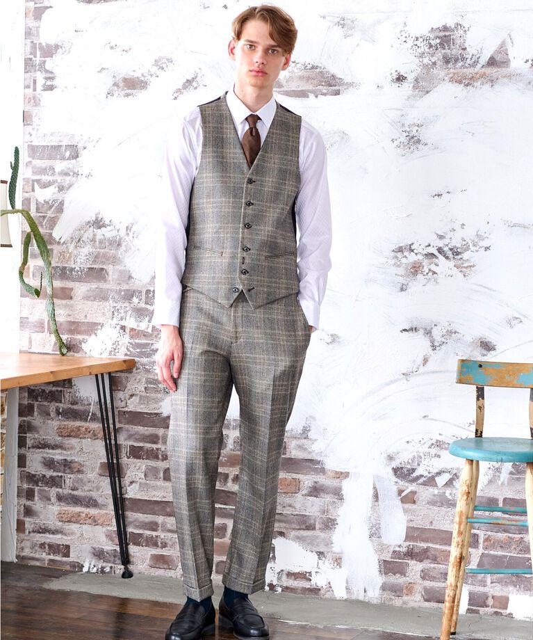 DRESSTERIOR「【セットアップ可】マルチカラーグレンチェックトラウザーズ」|その他|