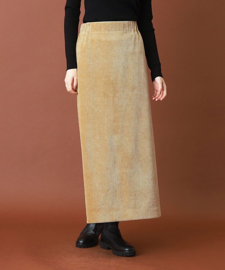 DRESSTERIOR「コーデュロイイージースカート」|スカート|
