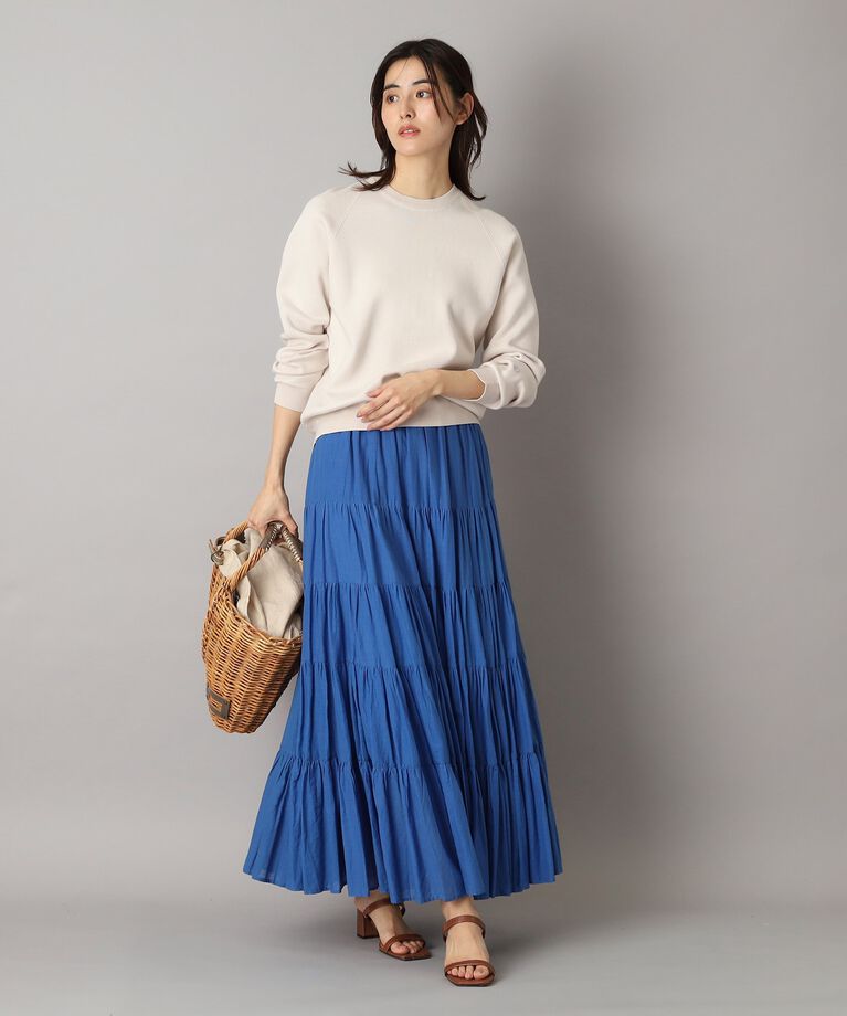 DRESSTERIOR「【洗える／春夏カラー】ウォッシャブル コットンカシミヤ混ニット」|ニット・セーター|