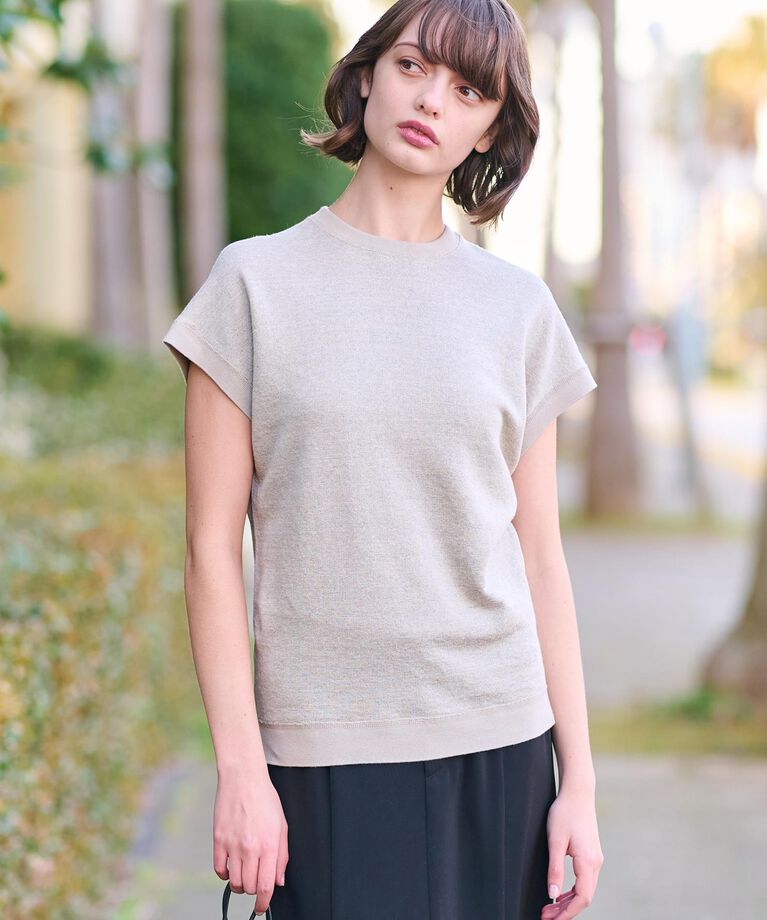 DRESSTERIOR「【毎年人気！／洗える】リネン裏毛フレンチプルオーバー」|Tシャツ・カットソー|