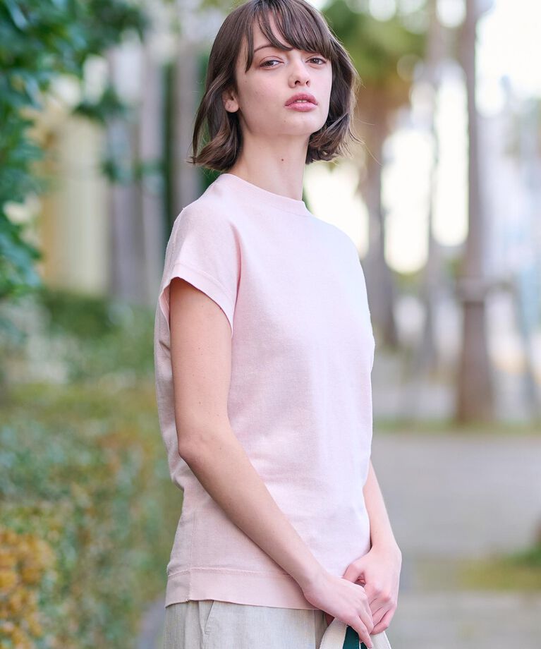DRESSTERIOR「【毎年人気！／洗える】リネン裏毛フレンチプルオーバー」|Tシャツ・カットソー|