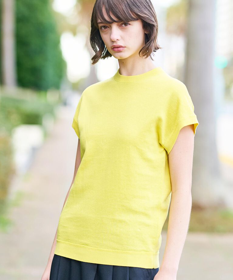 DRESSTERIOR「【毎年人気！／洗える】リネン裏毛フレンチプルオーバー」|Tシャツ・カットソー|イエロー(031)