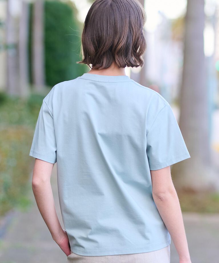 DRESSTERIOR「バックブリーズテックロゴTシャツ」|Tシャツ・カットソー|