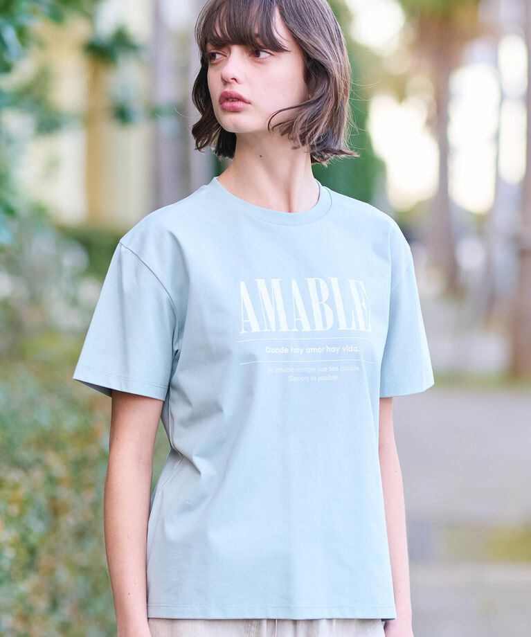 DRESSTERIOR「バックブリーズテックロゴTシャツ」|Tシャツ・カットソー|ミントグリーン(02