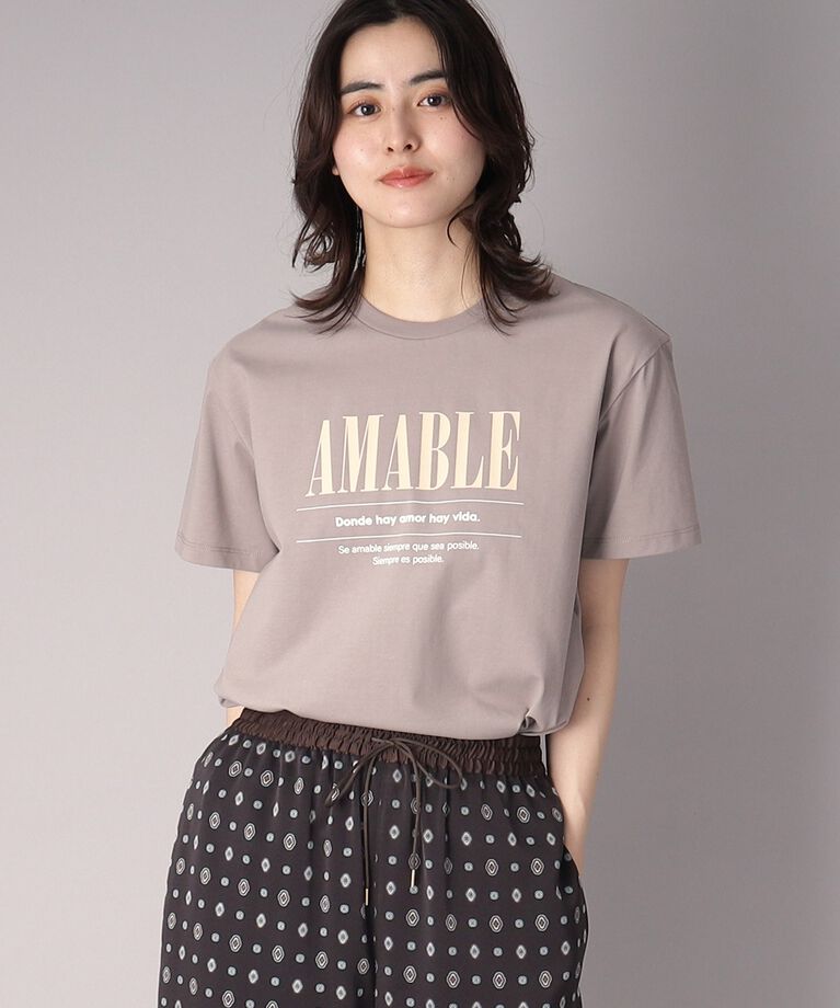 DRESSTERIOR「バックブリーズテックロゴTシャツ」|Tシャツ・カットソー|モカブラウン(042