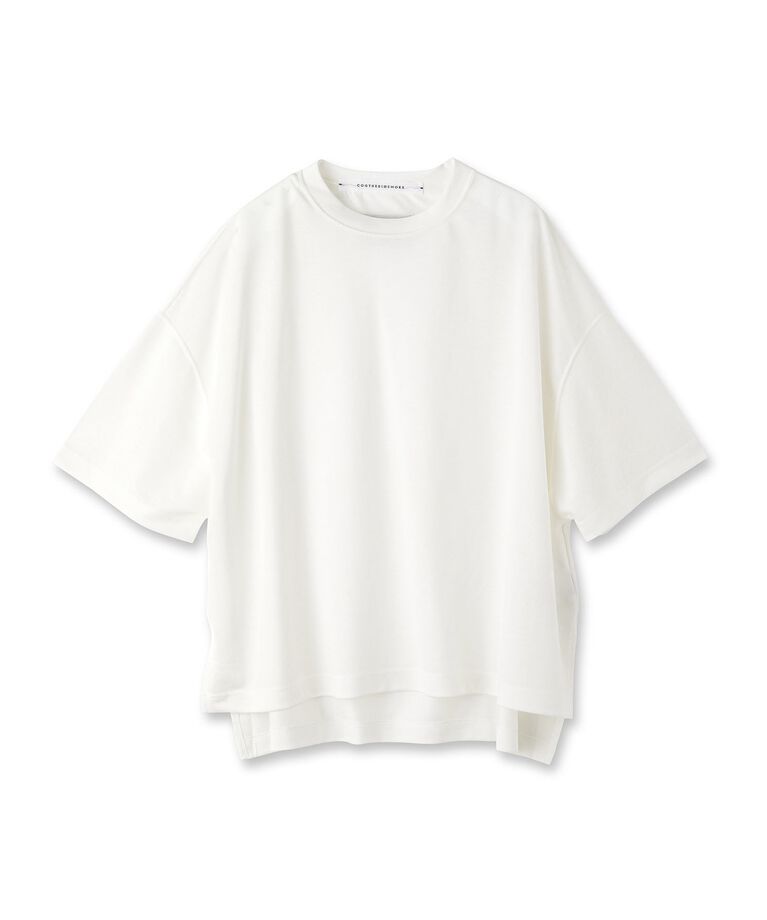 DRESSTERIOR「COGTHEBIGSMOKE（コグ ザ ビッグスモーク）DELTA ヴィスコース Tシャツ」|Tシャツ・カットソー|ホワイト(001)