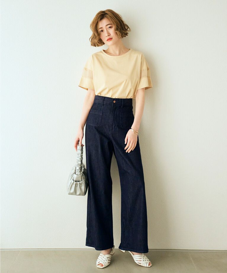 grove「【Lee×grove別注】DENIM MARINE PANTS」|デニム|