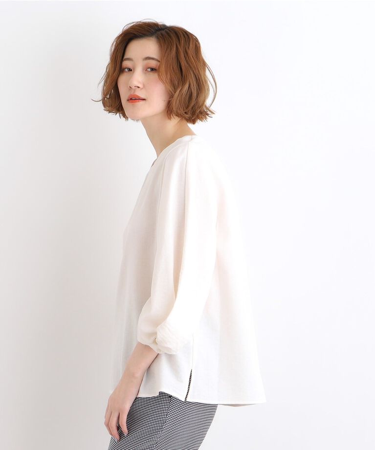 grove「清涼感＆きちんと見え！袖デザインブラウス」|シャツ・ブラウス|