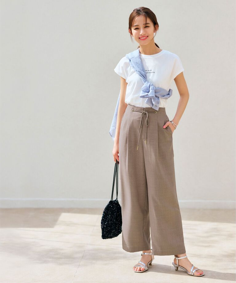grove「麻調ロープベルトパンツ」|その他|