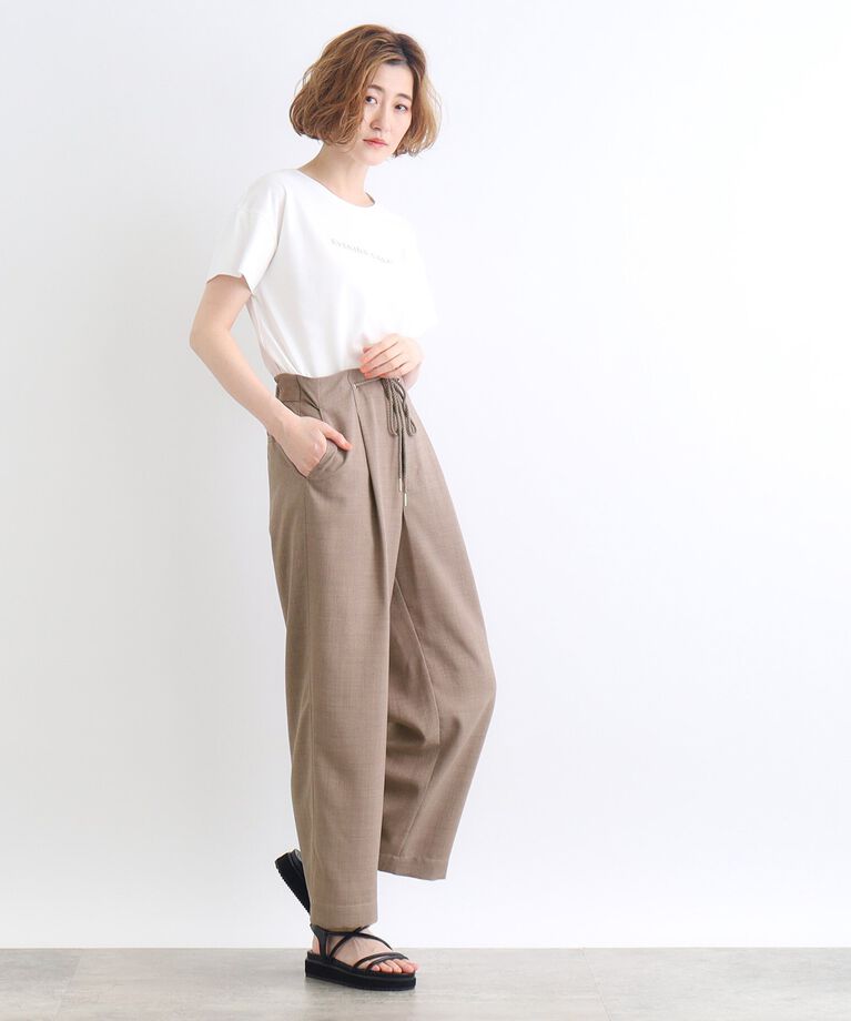 grove「麻調ロープベルトパンツ」|その他|