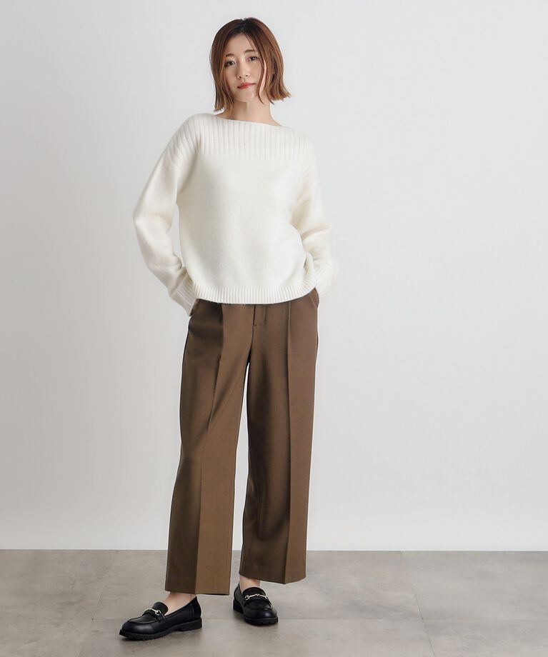 grove「シャークスキン裏起毛スラックスパンツ」|その他|