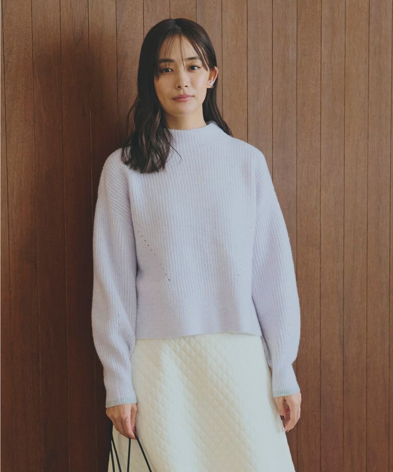 grove「【雑誌掲載】洗えるミルドライクウール混畔ボトルネックニット」|ニット・セーター|ﾗﾍﾞﾝﾀﾞｰ(080)