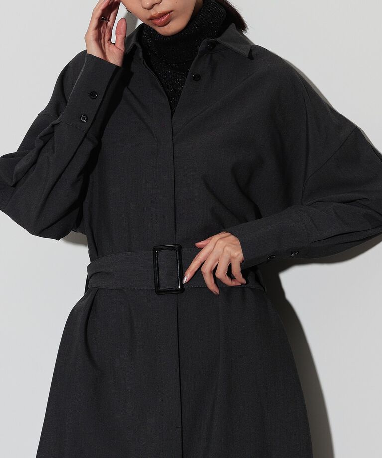 GALLEST「ベルテッドフォルムシャツワンピース」|ワンピース|